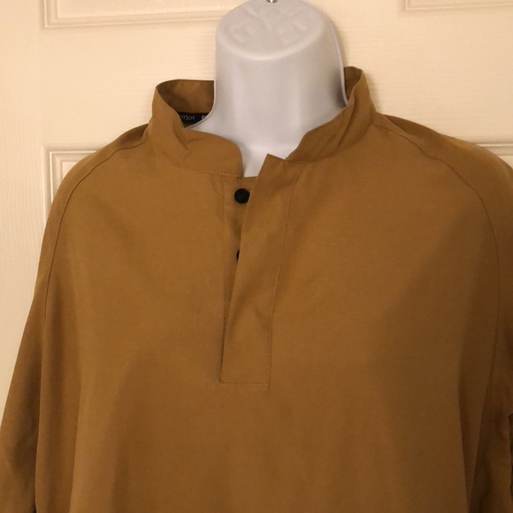 Olive Tan Pullover Crewneck Jacket - Picture 7 of 16